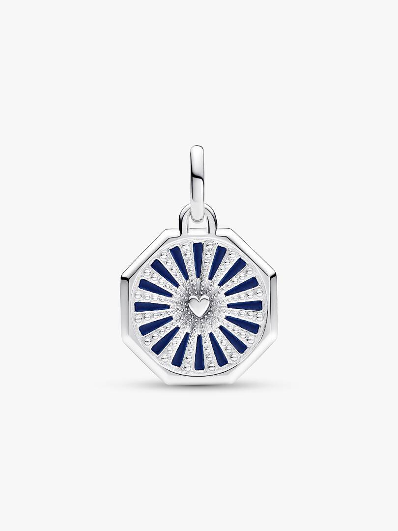 FINAL SALE - Pandora ME Galaxy Heart Medallion Charm Sterling silver
