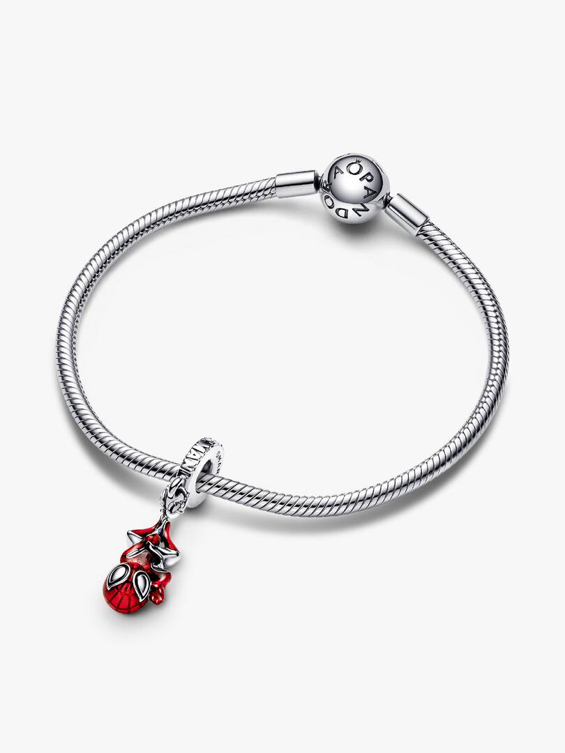 Marvel Hanging Spider-Man Dangle Charm Sterling silver