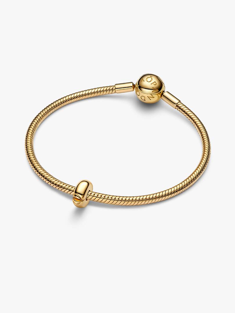 Round Clip Charm 14k gold plating