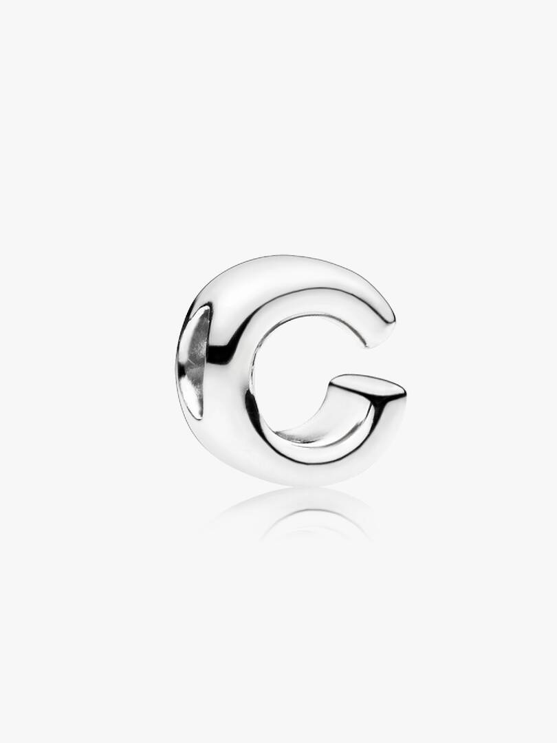 Letter C Alphabet Charm Sterling silver