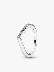 Shimmering Wishbone Ring Set 2 Quantity