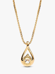Pandora Infinite 14k Gold Lab-grown Diamond Pendant Necklace 1.00 ct TW, 14k gold