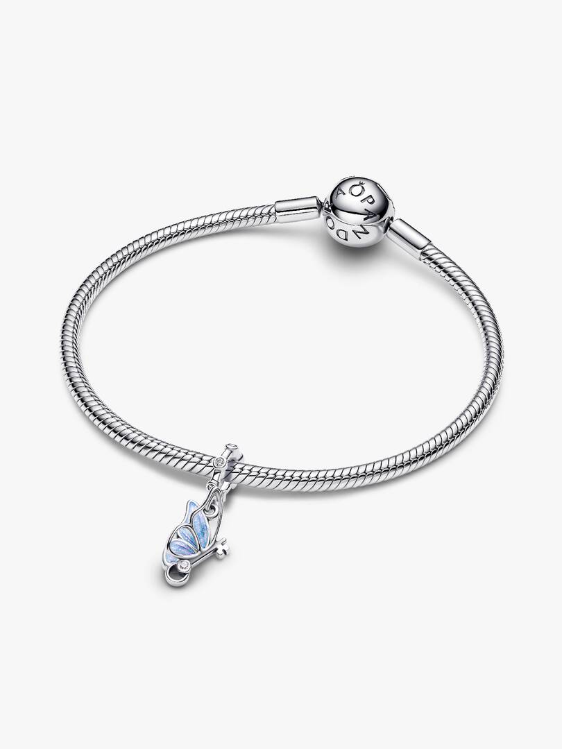 Winged Dangle Charm Sterling silver