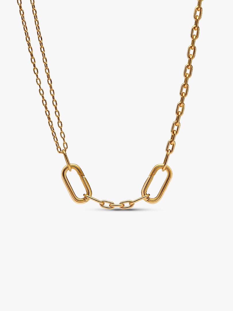 FINAL SALE - Pandora ME Double Link Chain Necklace 14k gold plating
