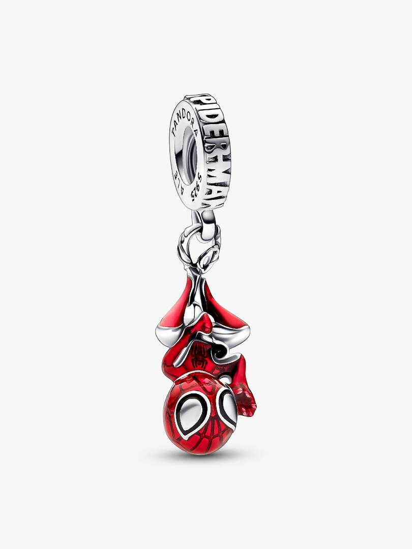 Marvel Hanging Spider-Man Dangle Charm Sterling silver