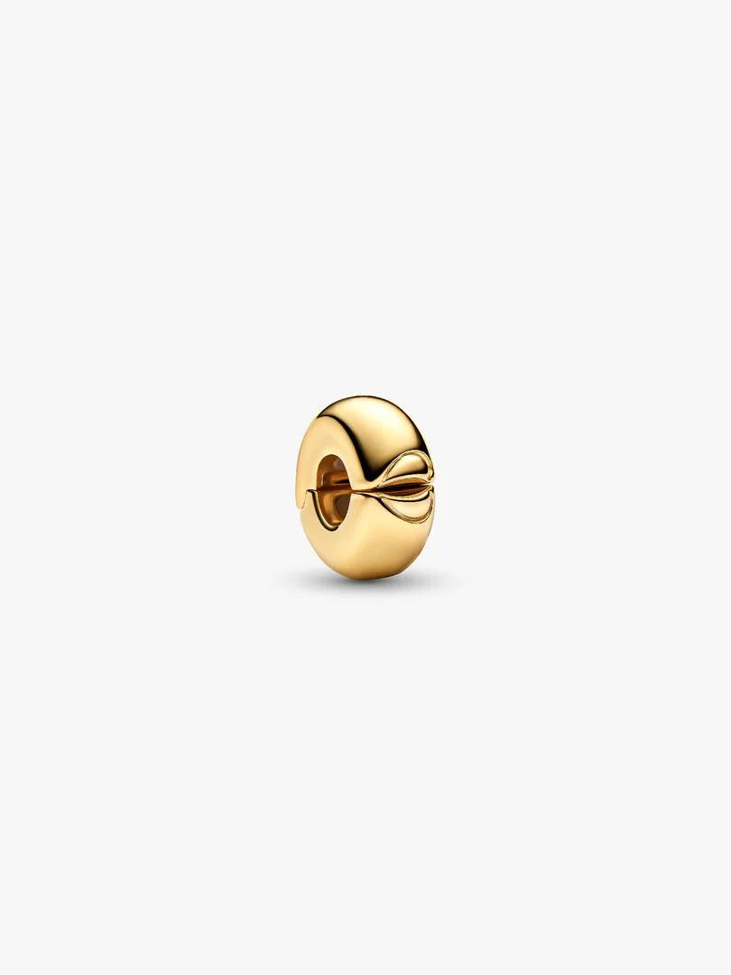 Round Clip Charm 14k gold plating