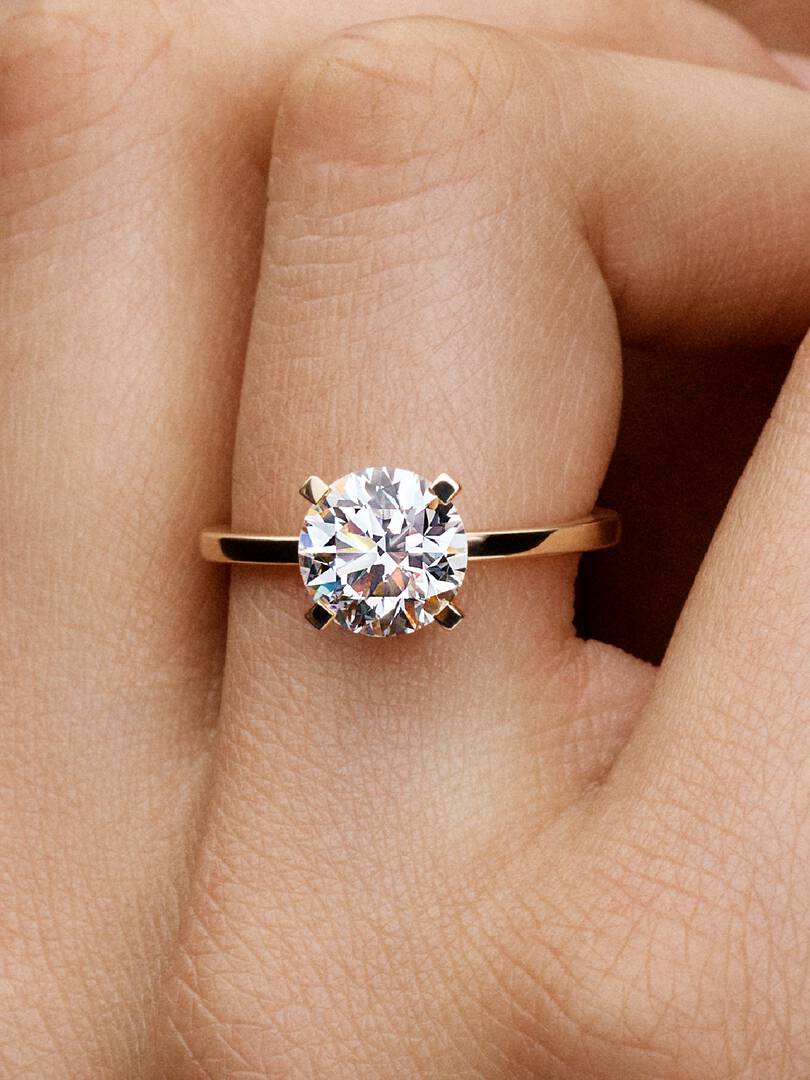 Pandora Era 14k Gold Lab-grown Diamond Ring 2.00 ct TW, 14k gold