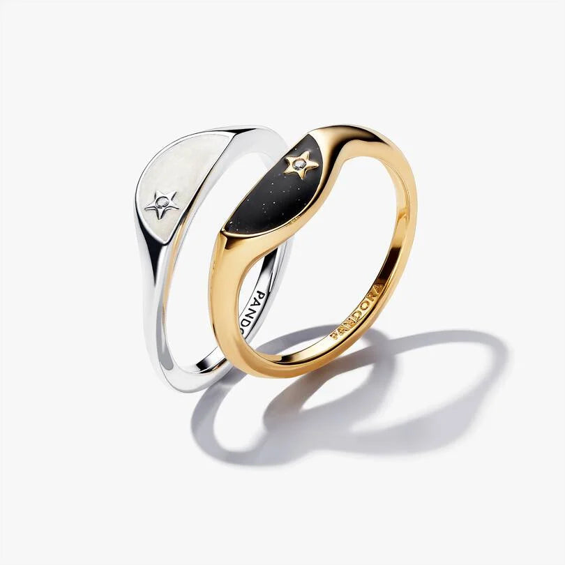 Pandora ME Day & Night Ring Set 2 Quantity