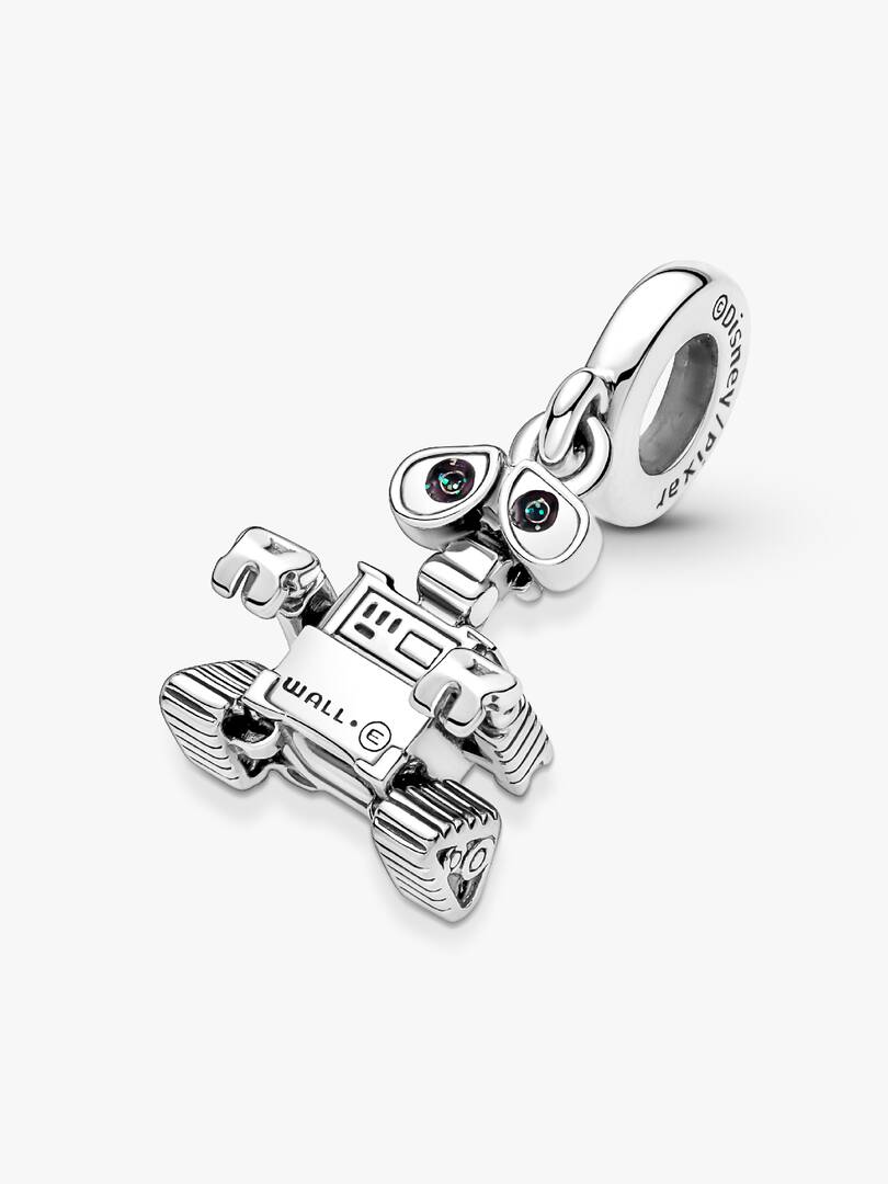 Disney Pixar Wall-E Dangle Charm Sterling silver