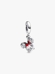 Disney Minnie Mouse Silhouette Dangle Charm Sterling silver