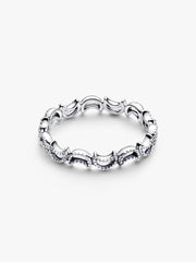 Crescent Moon Ring Sterling silver