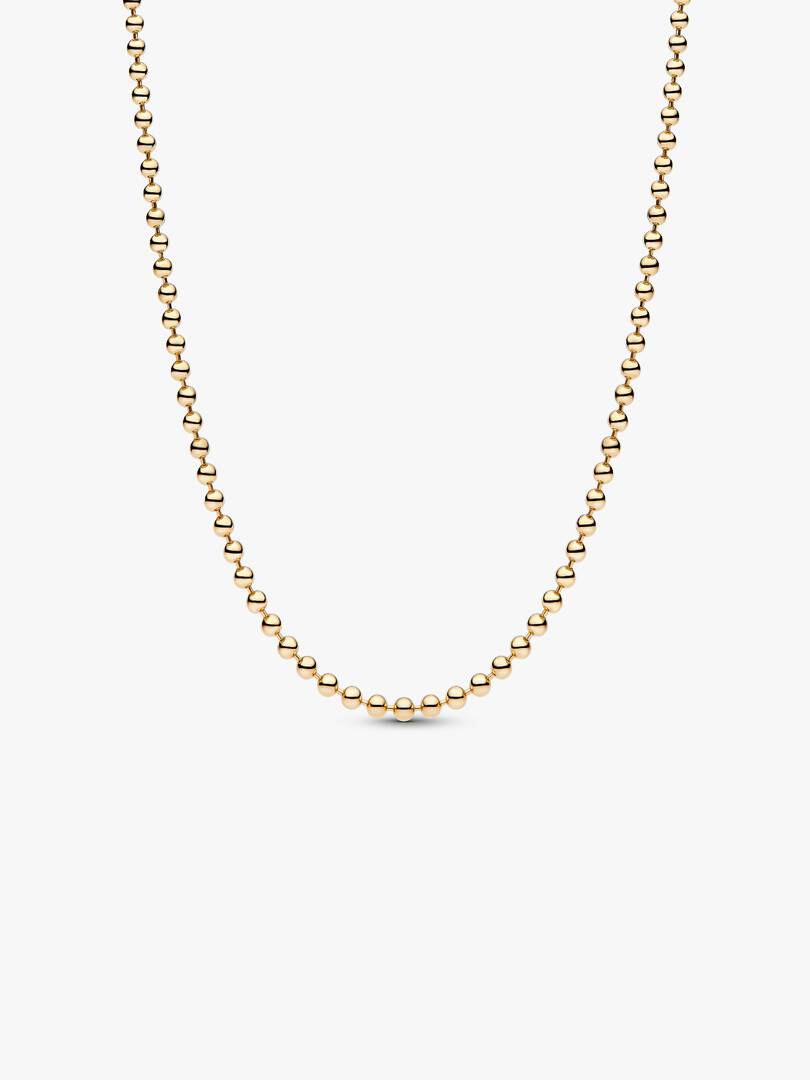 Ball Chain Necklace 14k gold plating