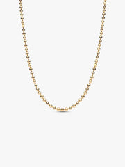 Ball Chain Necklace 14k gold plating