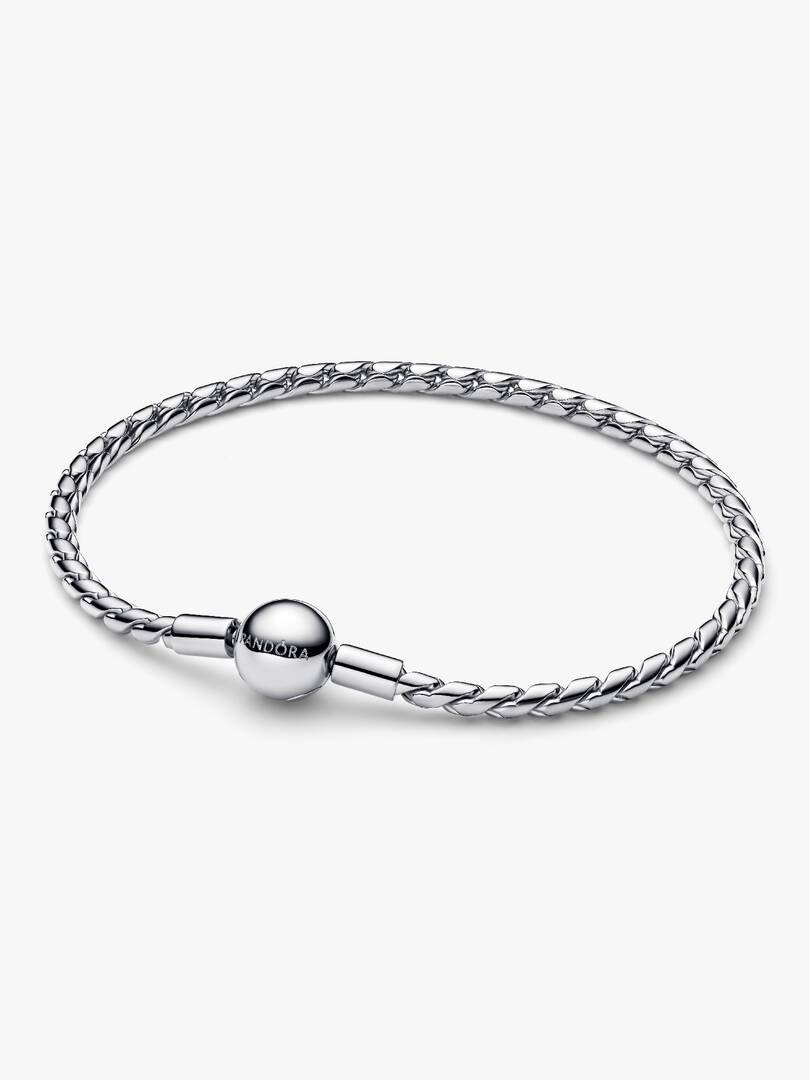 Round Clasp Wing Chain Bracelet Sterling silver