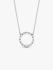 Circle of Sparkle Necklace Sterling silver