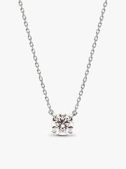 Pandora Era Lab-grown Diamond Pendant Necklace and Earring Set 2.00 carat tw 14k White Gold 2 Quantity