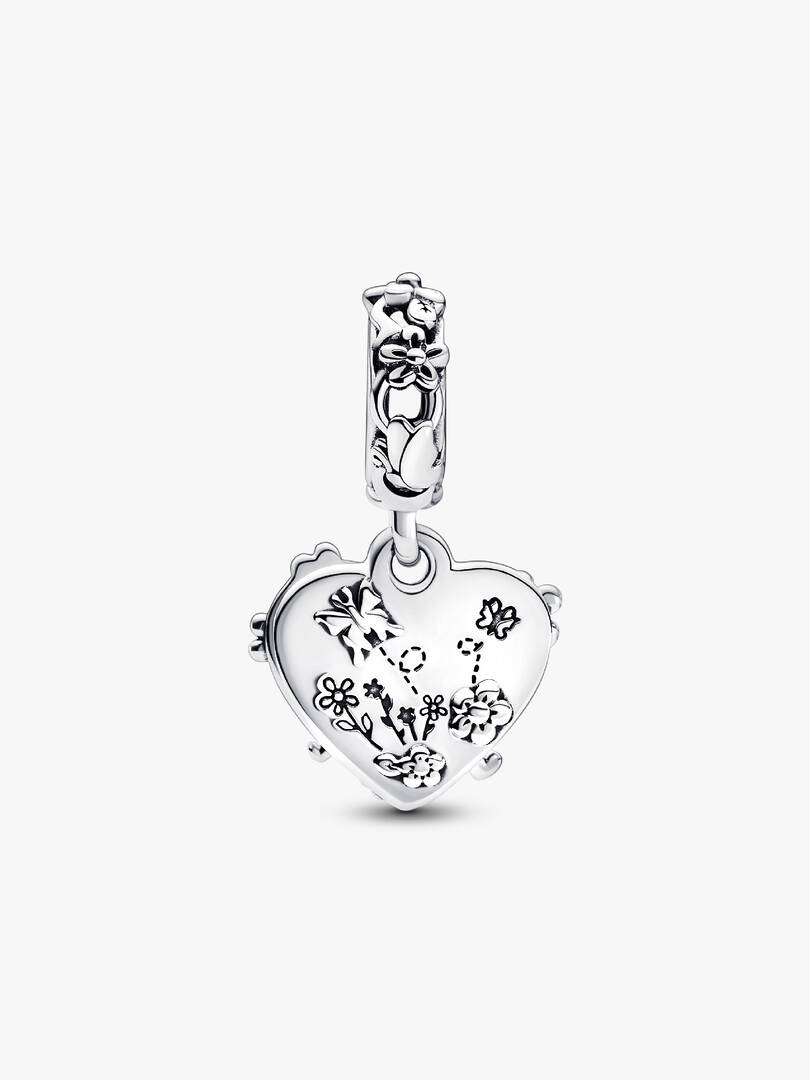 Disney Winnie the Pooh & Piglet Double Dangle Charm Sterling silver