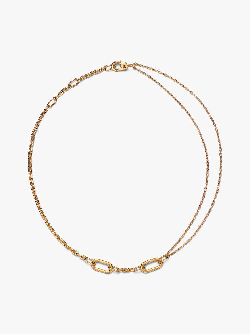 FINAL SALE - Pandora ME Double Link Chain Necklace 14k gold plating