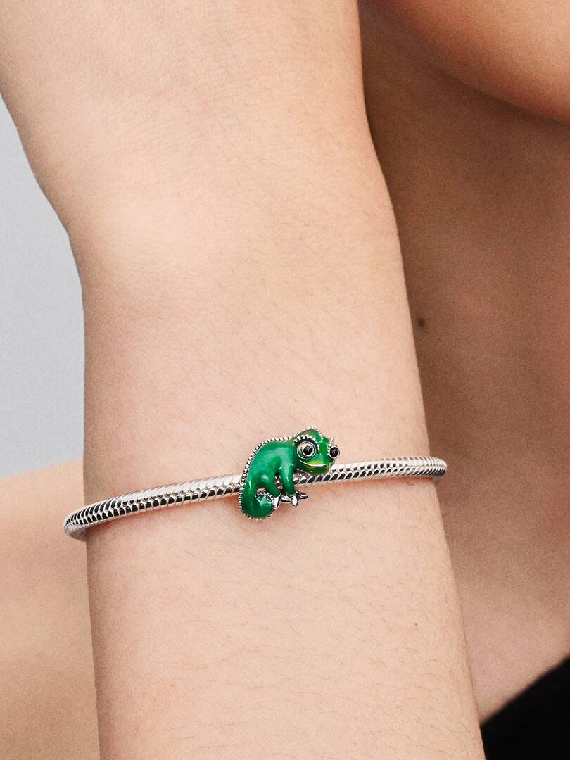Disney Tangled Pascal Color-changing Charm Sterling silver