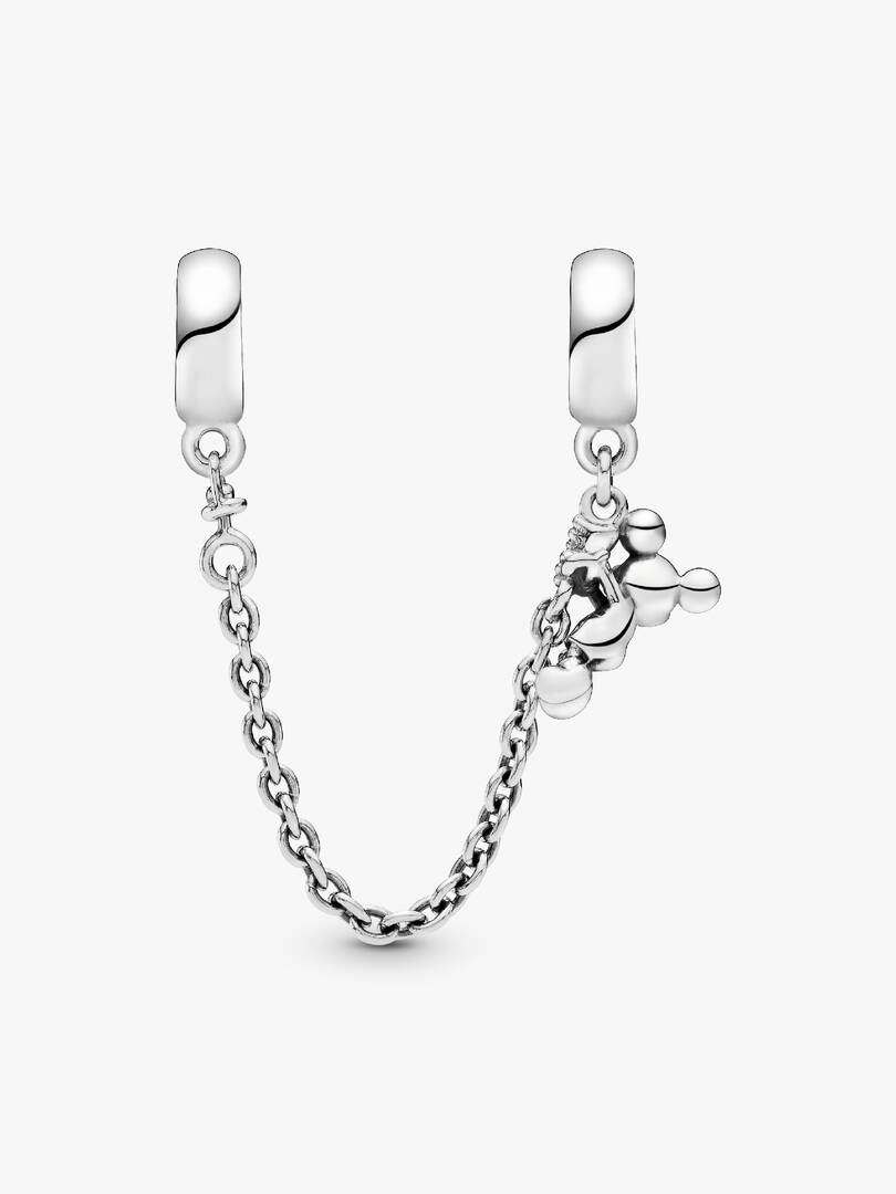 FINAL SALE - Disney Climbing Mickey Mouse Safety Chain Sterling silver