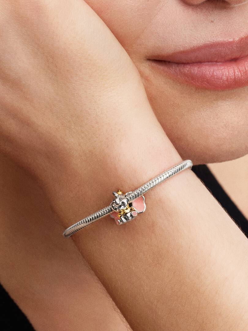 Disney Dumbo Charm Sterling silver, 14k gold plating