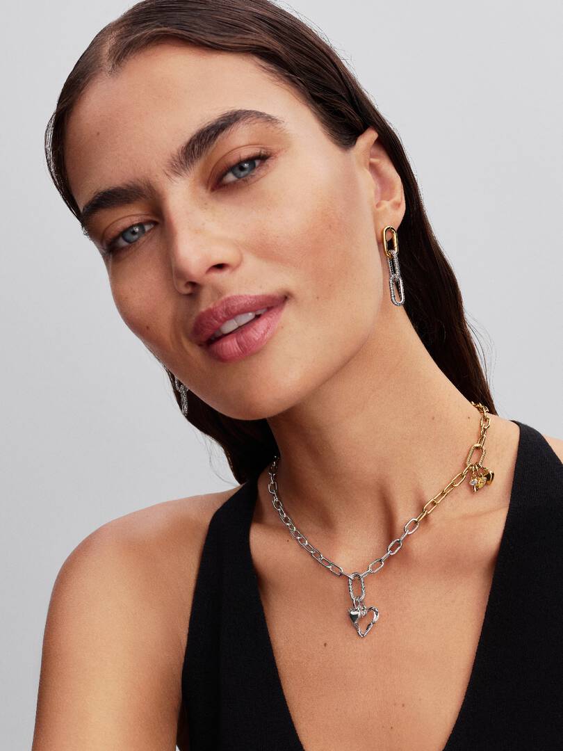 Heart Mini Dangle Charm 14k gold plating