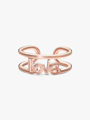 FINAL SALE - Pandora ME Love Open Ring 14k rose gold plating