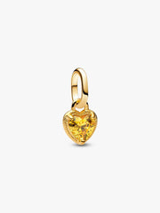 Heart Mini Dangle Charm 14k gold plating