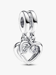 FINAL SALE - Forever & Always Splittable Dangle Charm Sterling silver