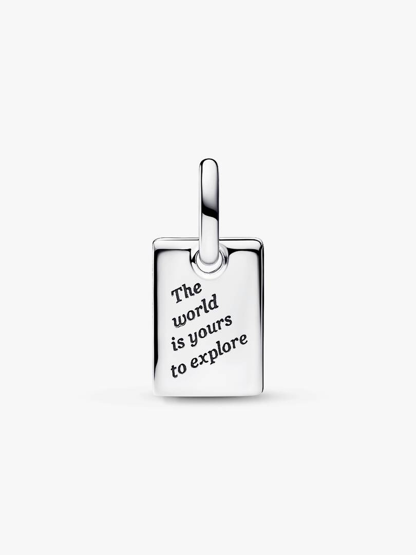 Travel Dangle Charm Sterling silver