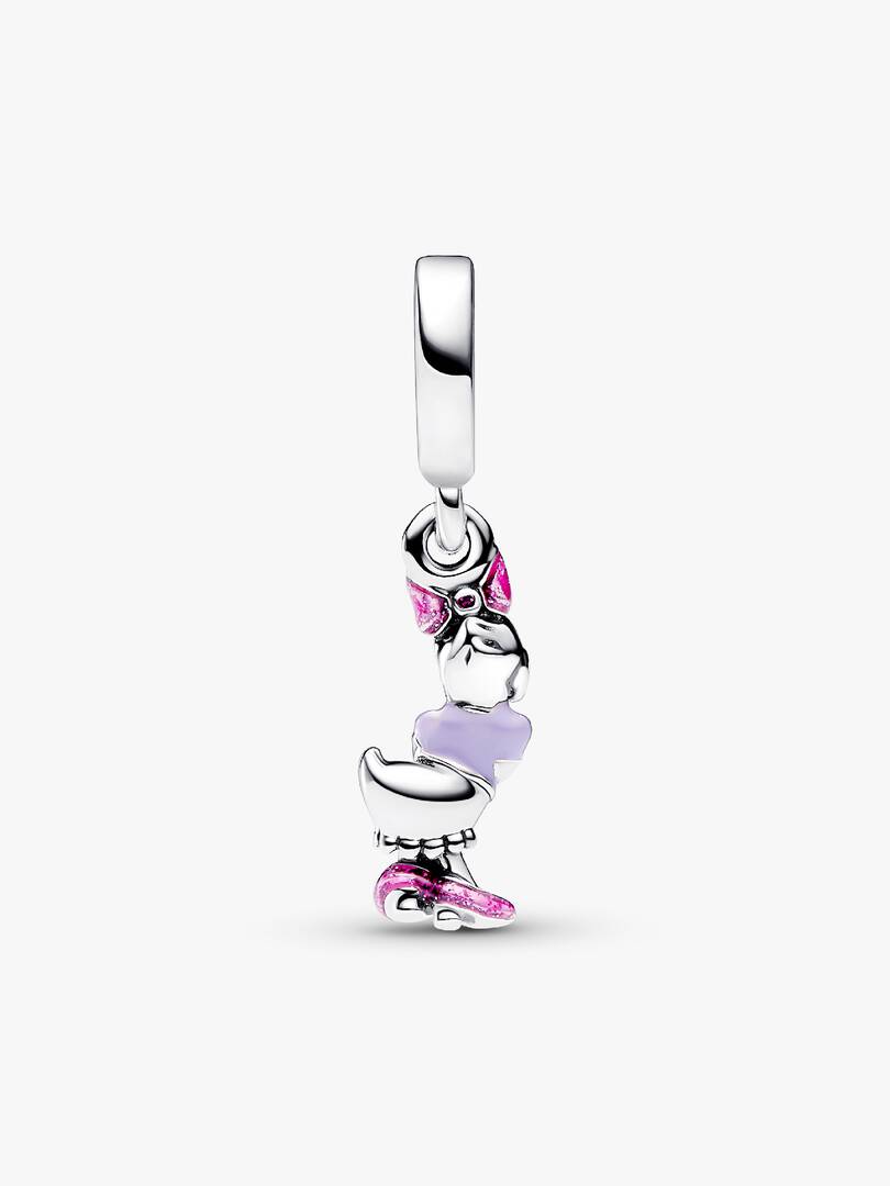 Disney Daisy Duck Dangle Charm Sterling silver