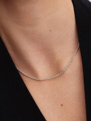 Cable Chain Necklace Sterling silver