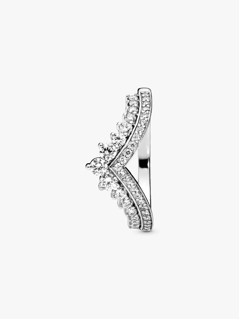 Princess Wishbone Ring Sterling silver