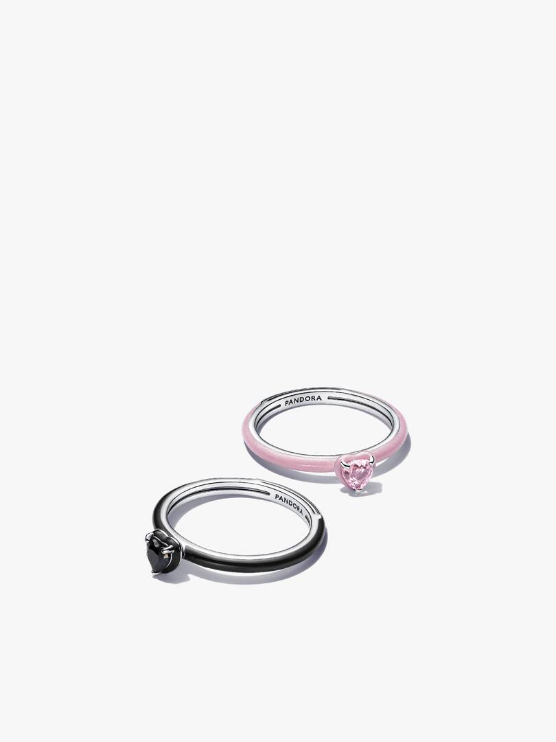 Chakra Hearts Ring Set 2 Quantity