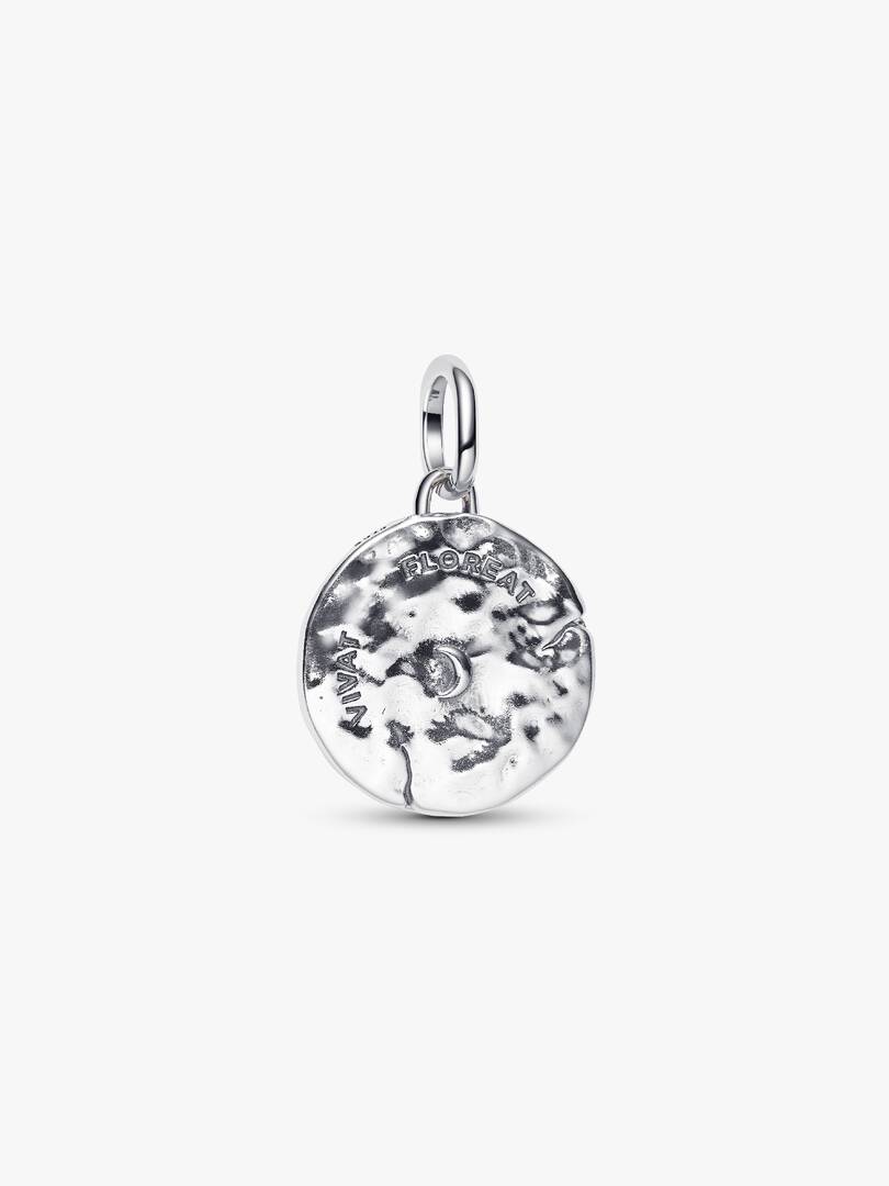 Cherry Blossom Medallion Charm Sterling silver