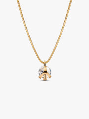 FINAL SALE - Pandora Nova 14k Gold Lab-grown Diamond Pendant Necklace 1.00 ct TW, 14k gold