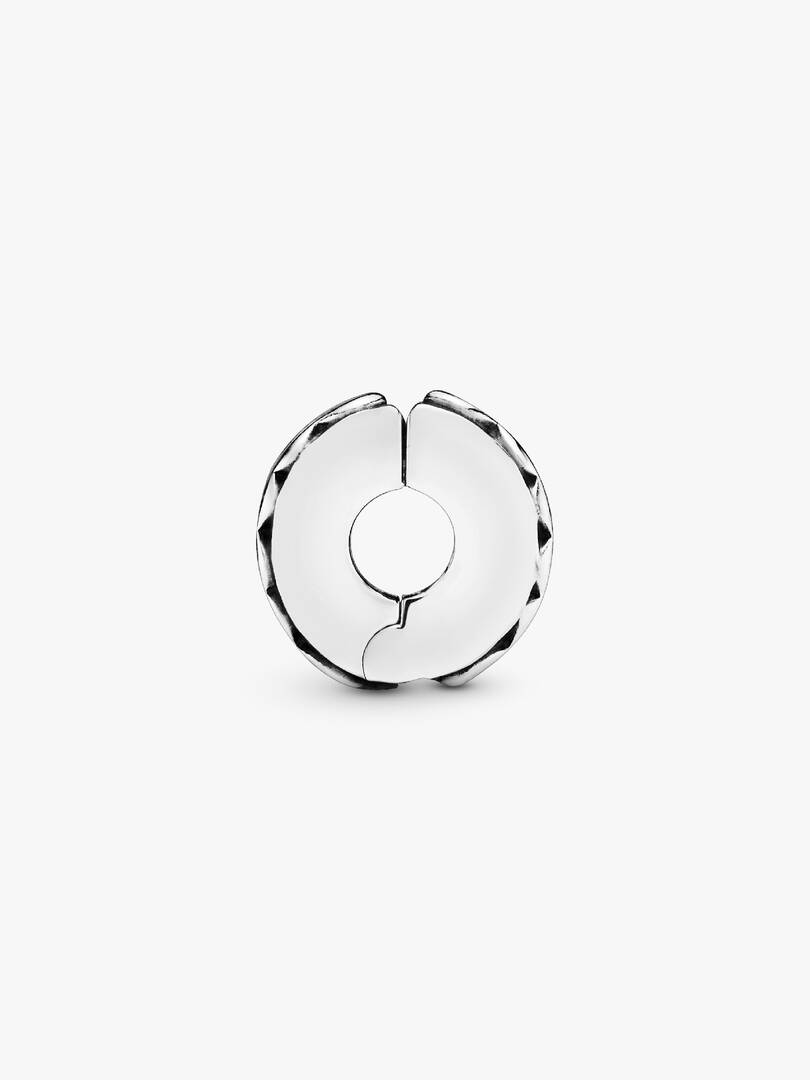 Band of Hearts Clip Charm Sterling silver