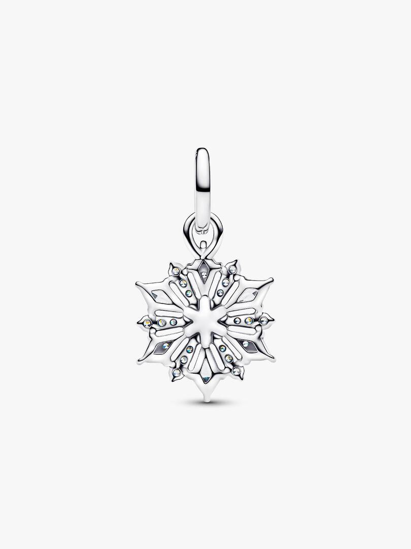 Disney Frozen Queen Elsa Snowflake Dangle Charm Sterling silver