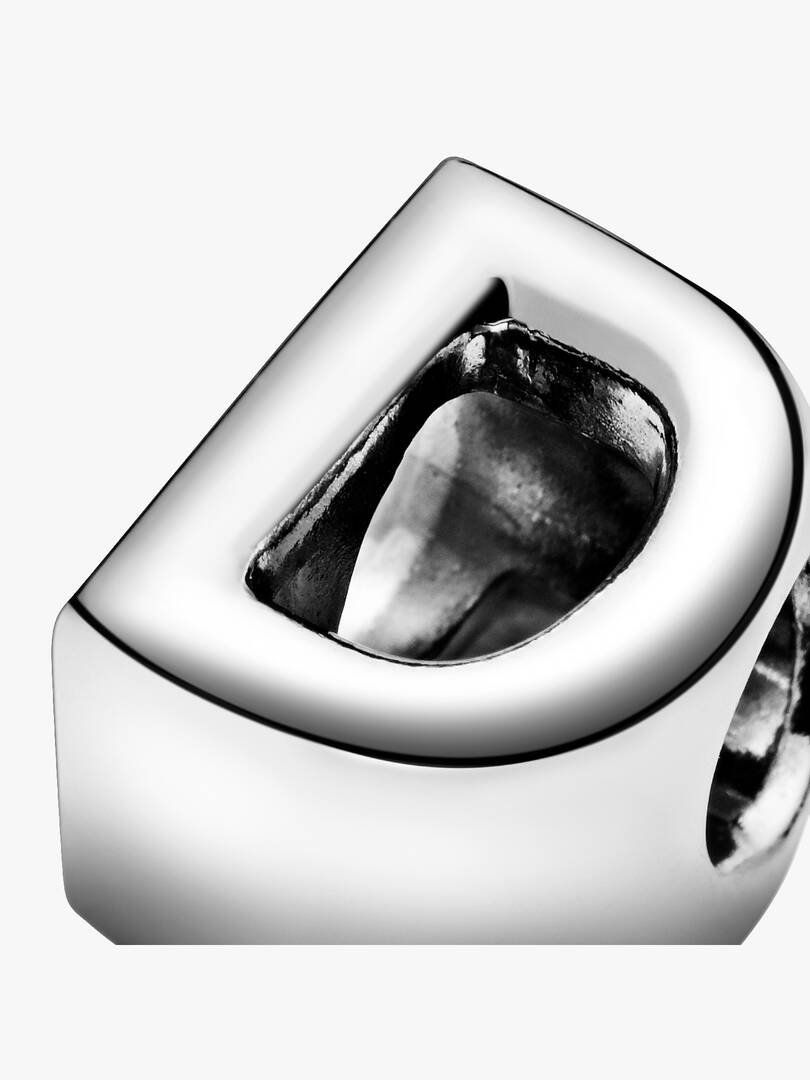 Letter D Alphabet Charm Sterling silver
