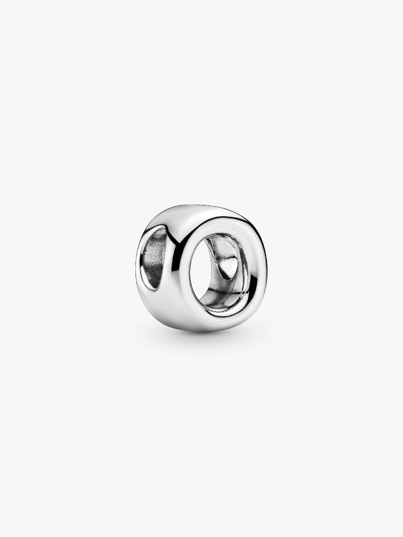 Letter O Alphabet Charm Sterling silver
