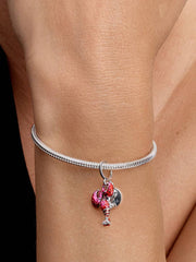 Lobster Dangle Charm Sterling silver