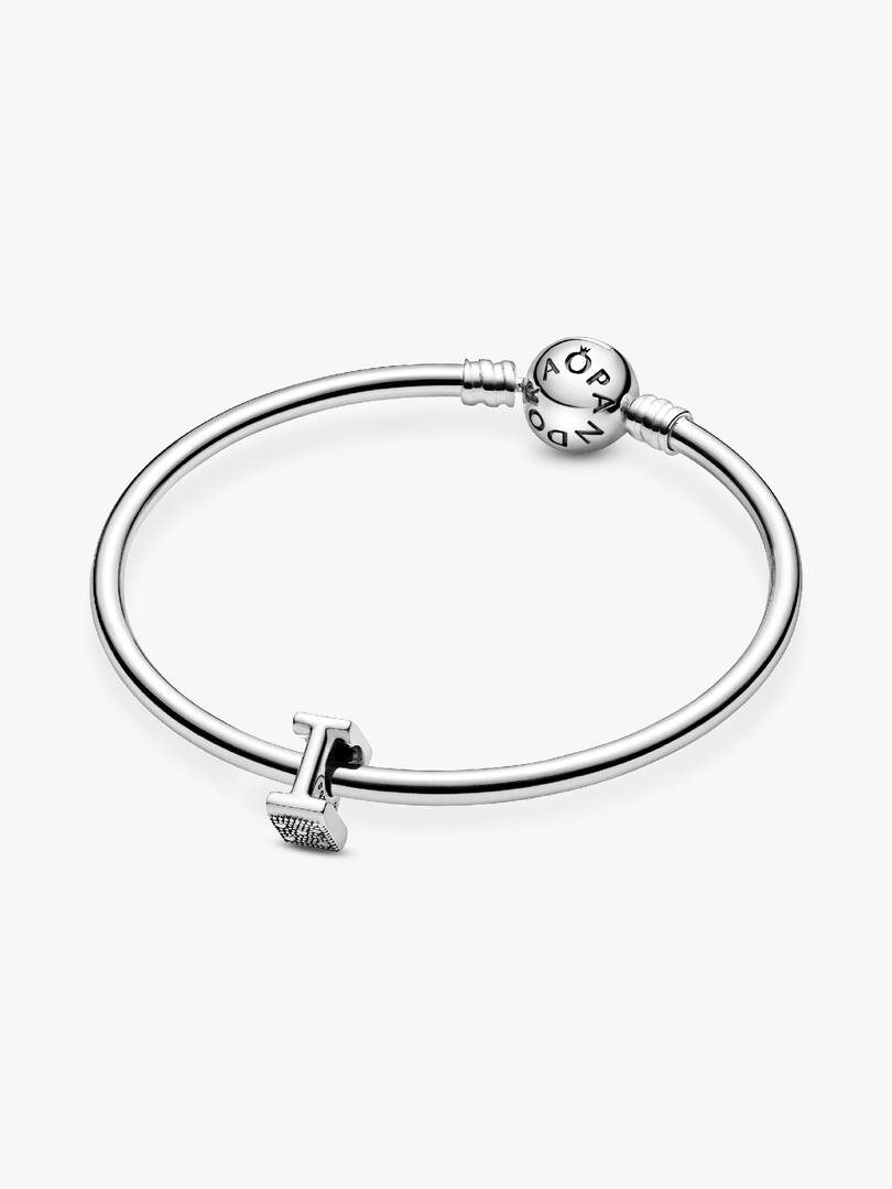 Letter I Alphabet Charm Sterling silver