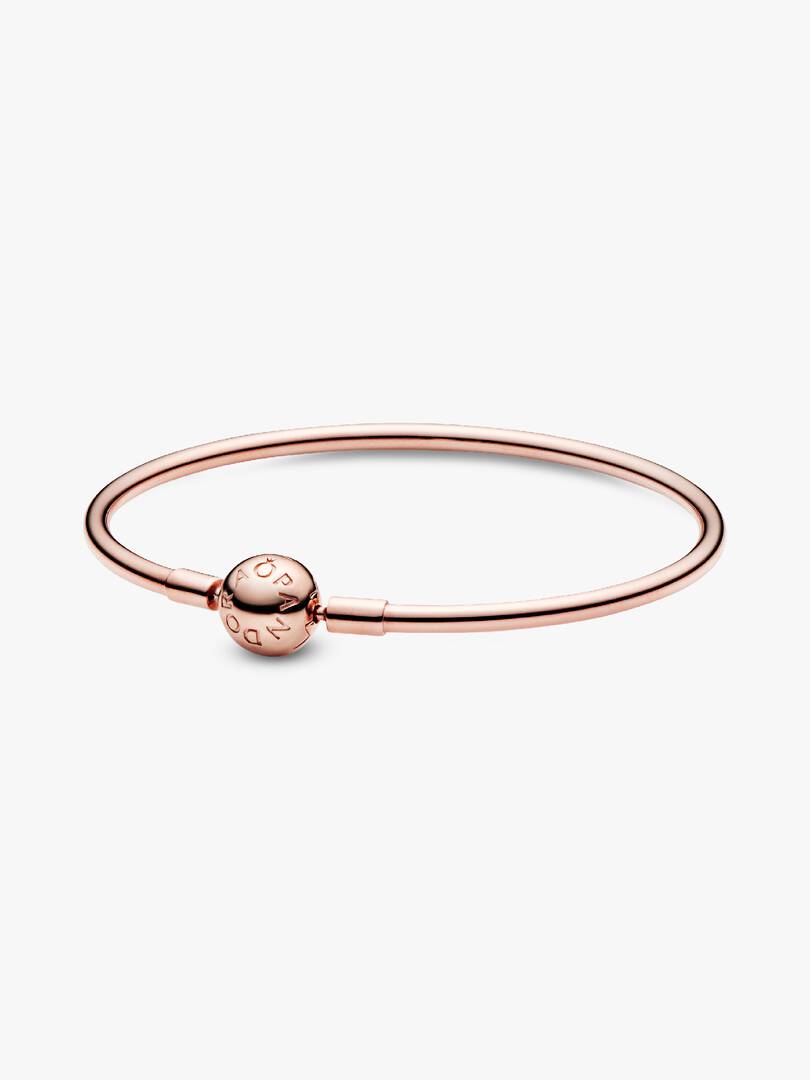 FINAL SALE - Pandora Moments Bangle 14k rose gold plating