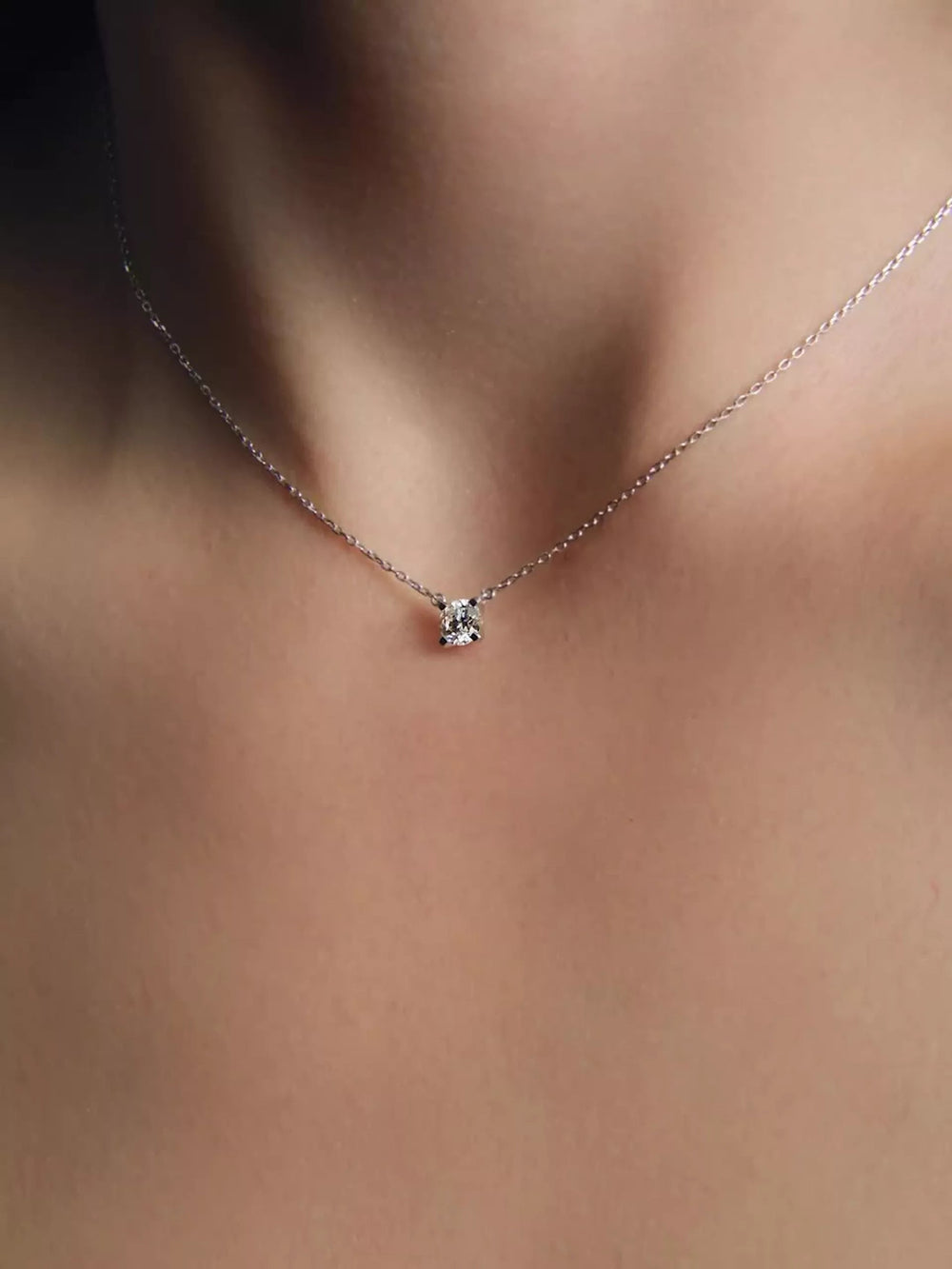 Pandora Era Lab-Grown Diamond Pendant Necklace 0.50 ct TW, 14k white gold