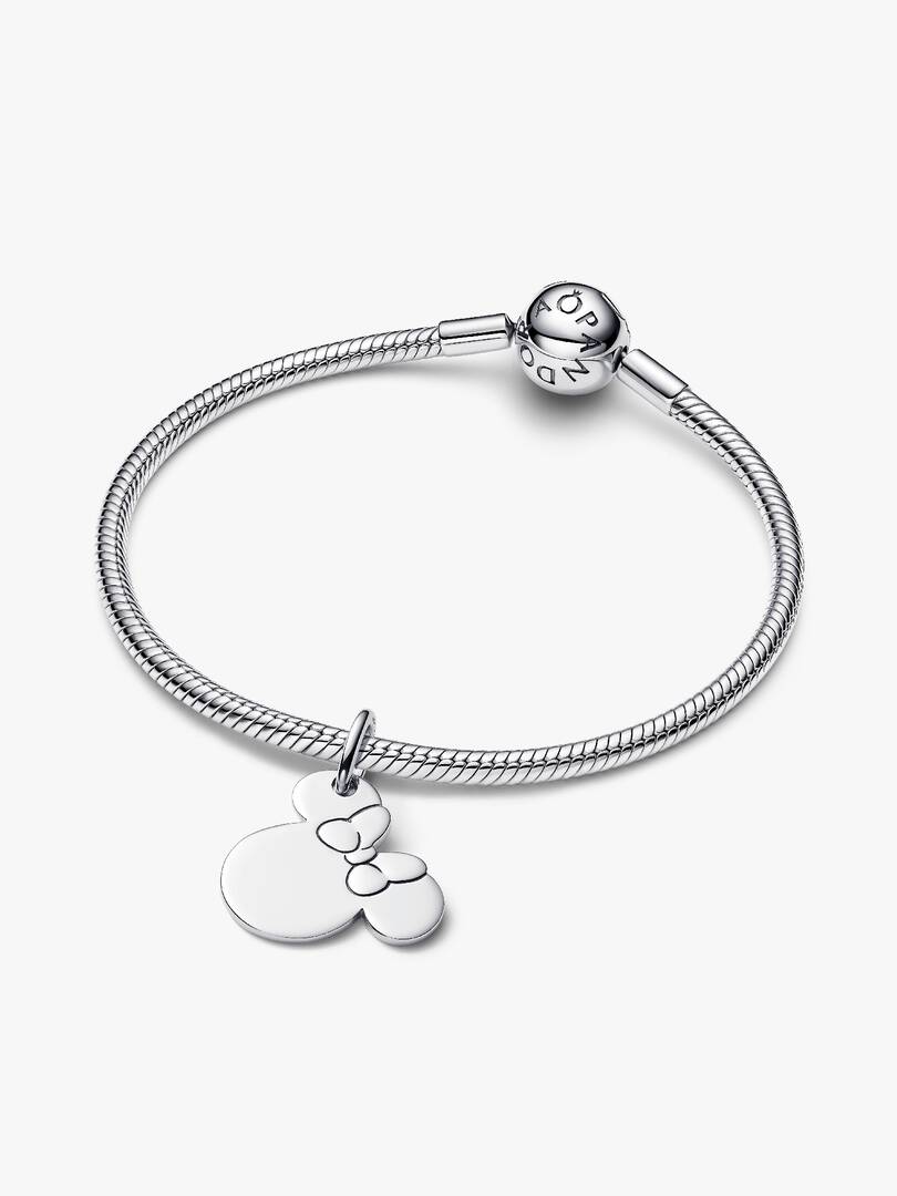 Disney Minnie Mouse Engravable Dangle Charm Sterling silver