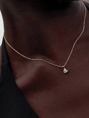 Pandora Talisman 14k Gold Lab-grown Diamond Heart Pendant 0.25 ct TW, 14k gold