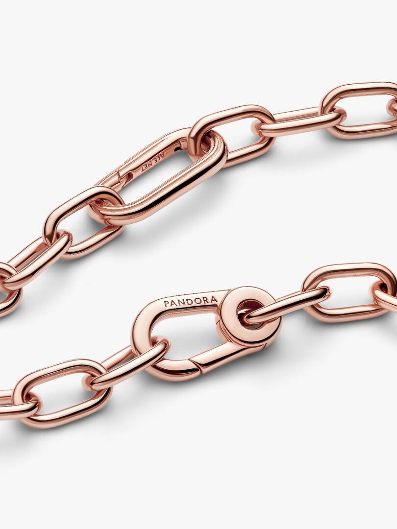 FINAL SALE - Pandora ME Small-Link Chain Necklace 14k rose gold plating