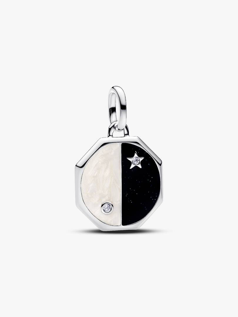 FINAL SALE - Yin & Yang Dangle Charm Sterling silver