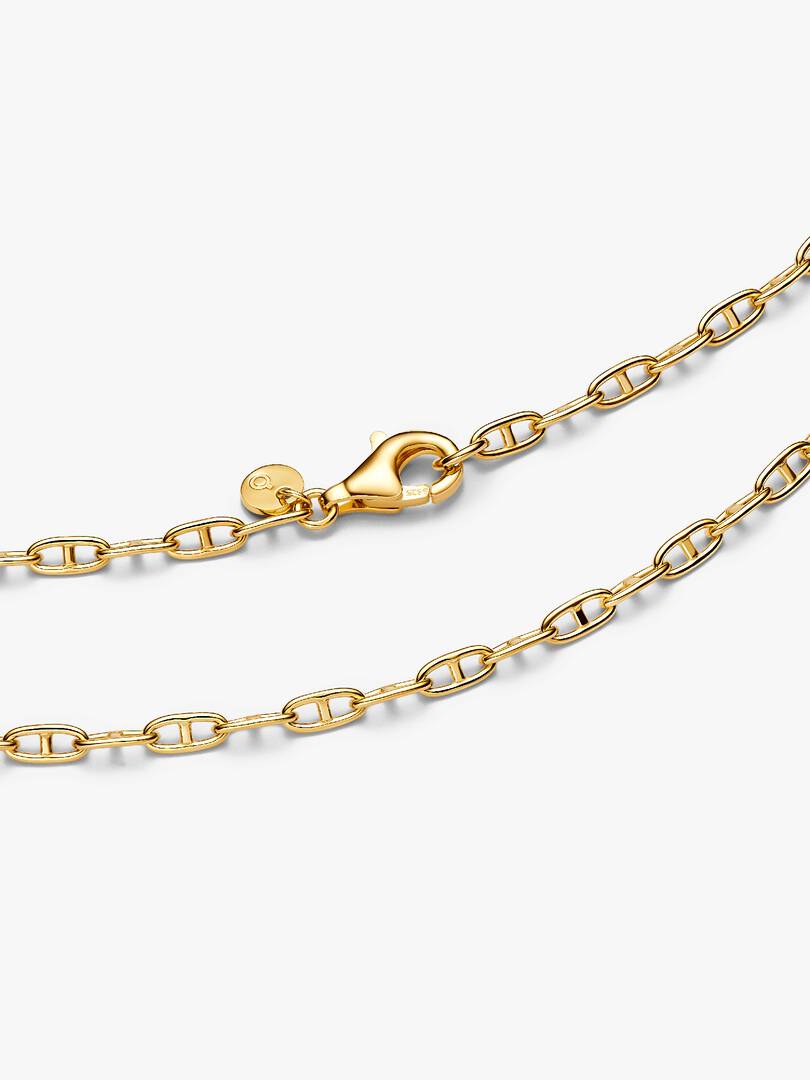 Anchor Chain Necklace 14k gold plating