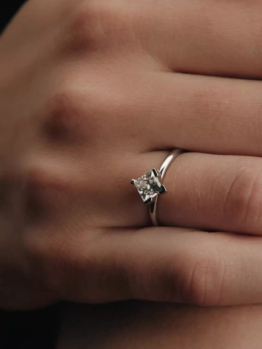 FINAL SALE - Pandora Nova 14k White Gold Lab-grown Diamond Ring 1.00 ct TW, 14k white gold